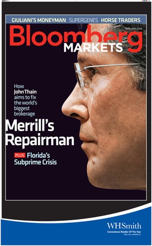 Bloomberg Markets February 2008 poster